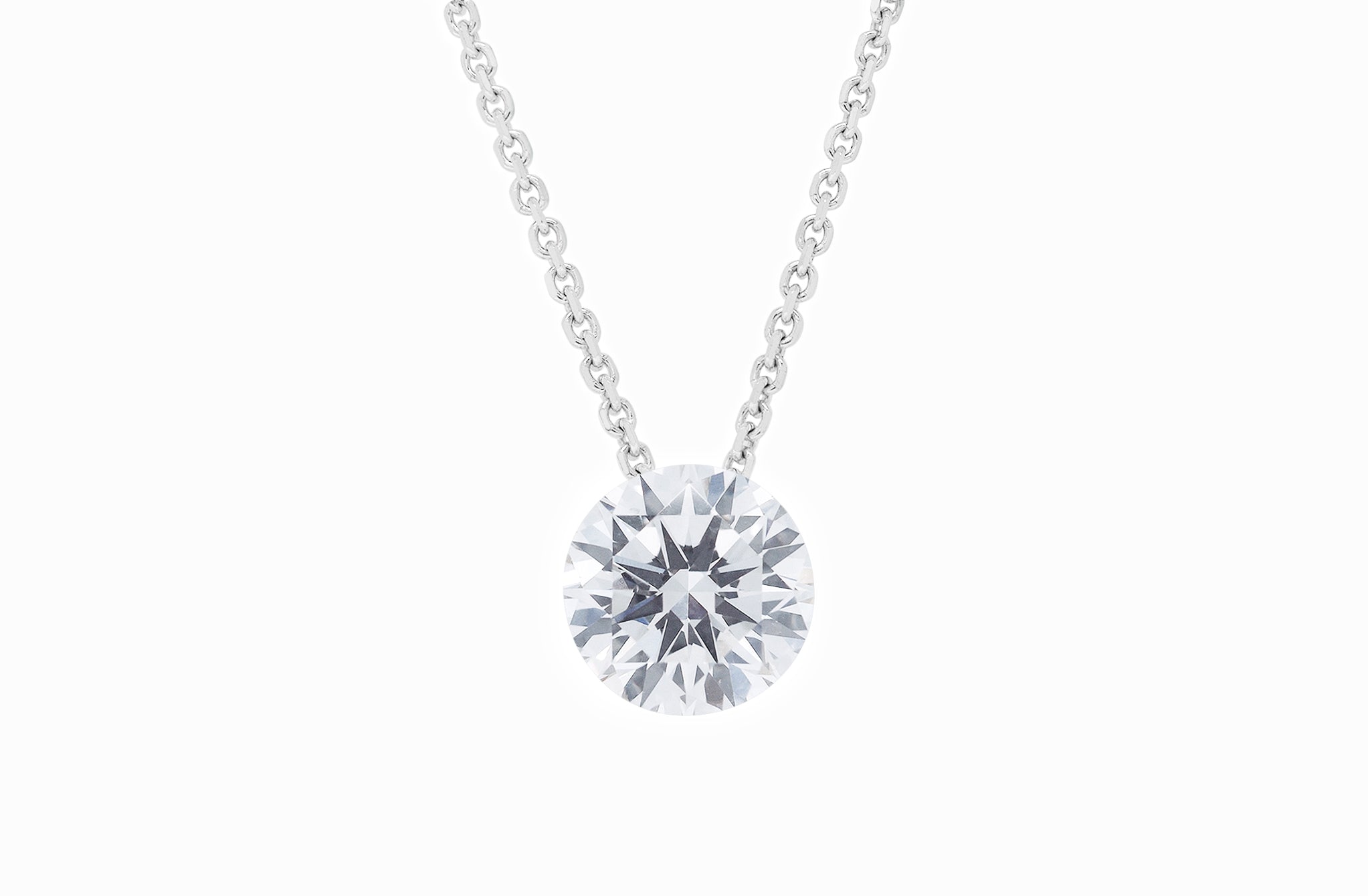 Ladies 5mm Moissanite Heart Necklace 0.5 Carat Diamond Necklace Vvs Clarity  and Fine Cut Heart Shape Sterling Silver Necklace - China Tennis Chain and  Moissanite Tennis Chain price | Made-in-China.com